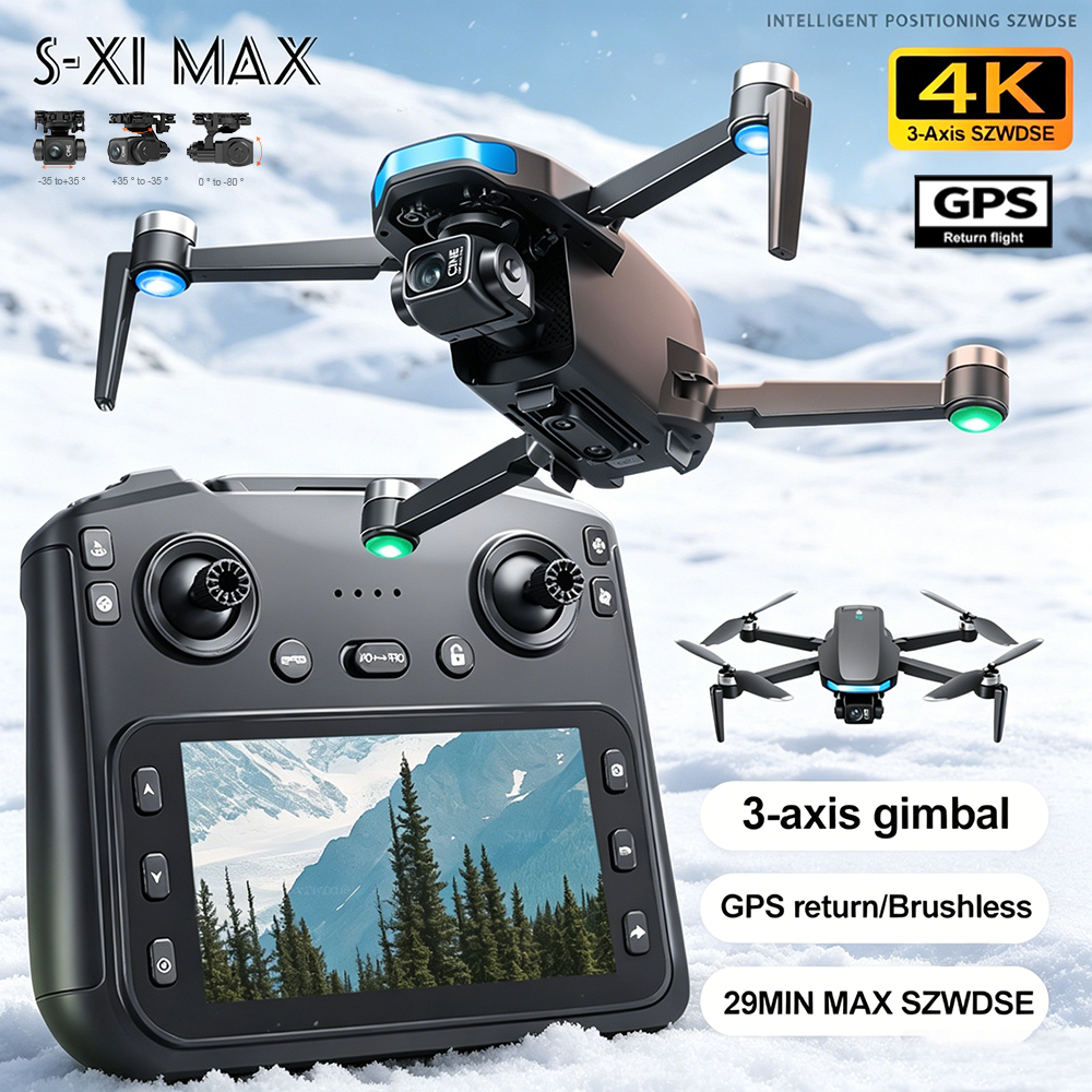 Rc Helicopter Electric - New S-X1 MAX Drone GPS 8K