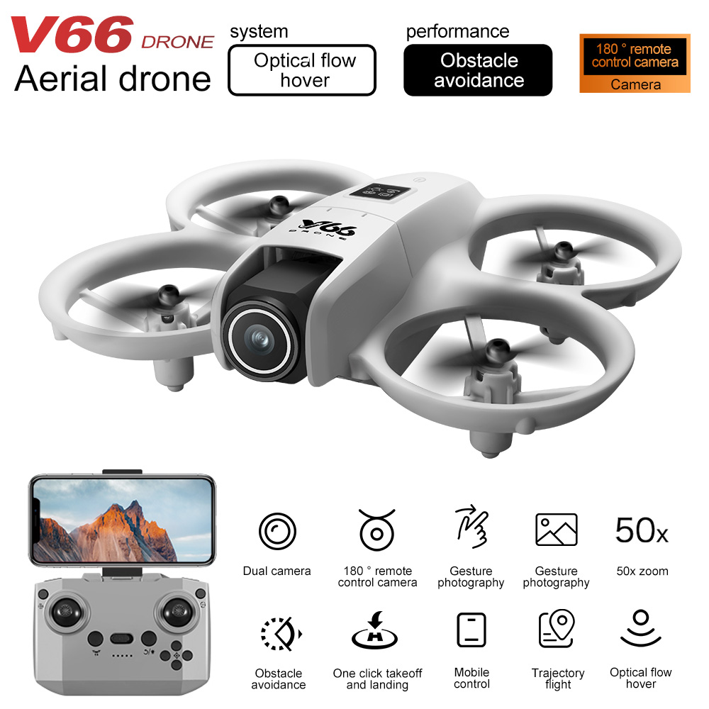 New V66 Mini Drone HD Camera 4 - Rc Helicopter Case บทวิจารณ์และราคา