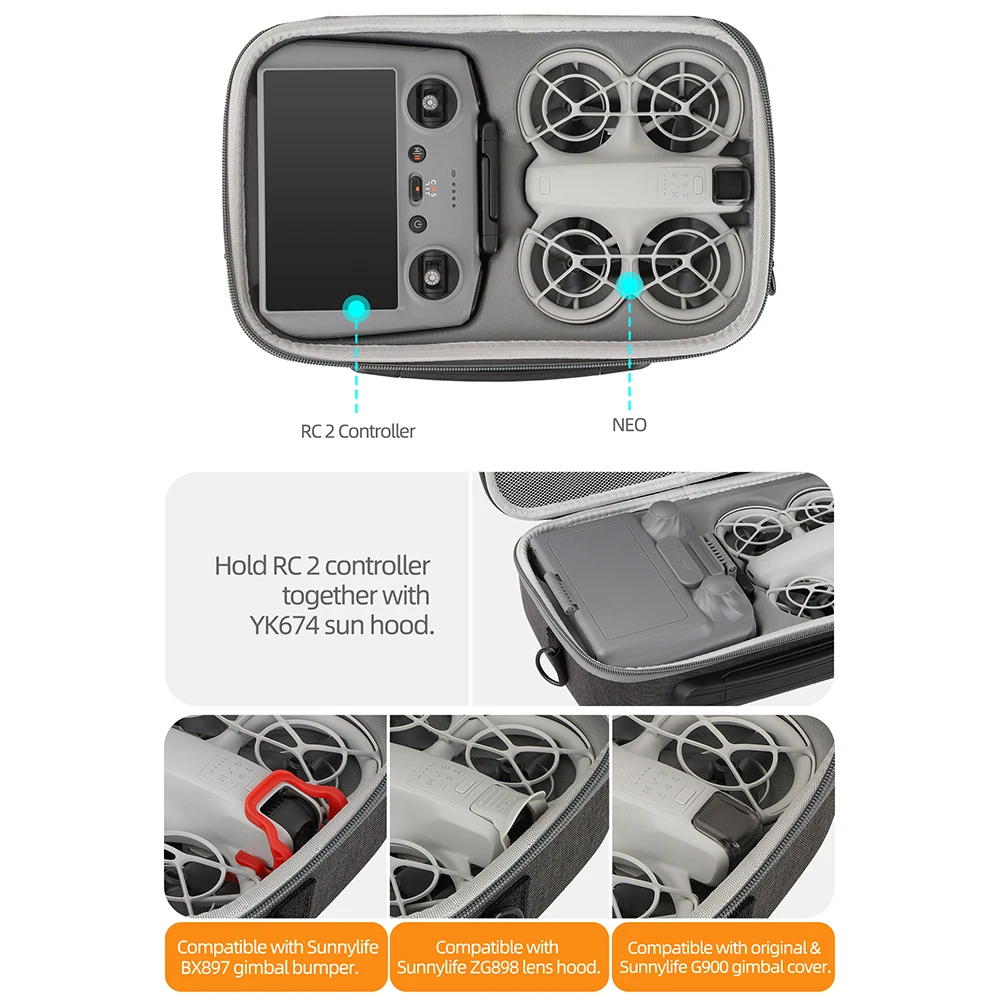 For DJI NEO RC 2 Remote Contro - Rc Helicopter Bag บทวิจารณ์และราคา
