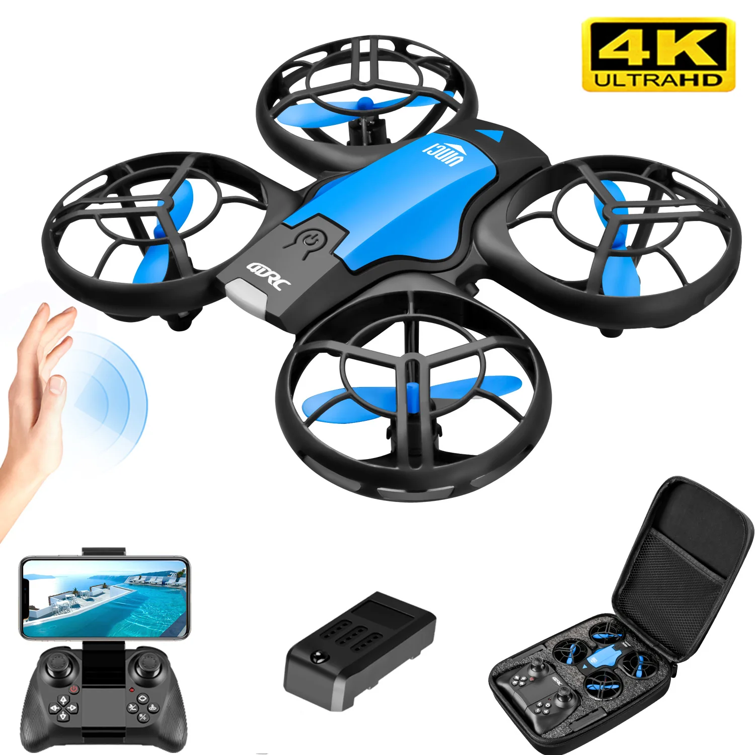 V8 New Mini Drone 4k professio - Rc Helicopter Electric บทวิจารณ์และราคา