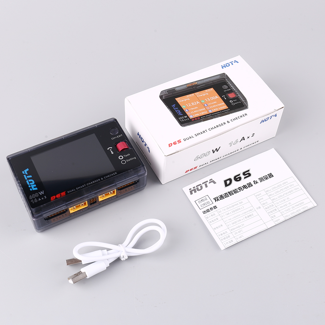 HOTA D6S 600W Dual Channel Sma - Rc Helicopter Charger บทวิจารณ์และราคา