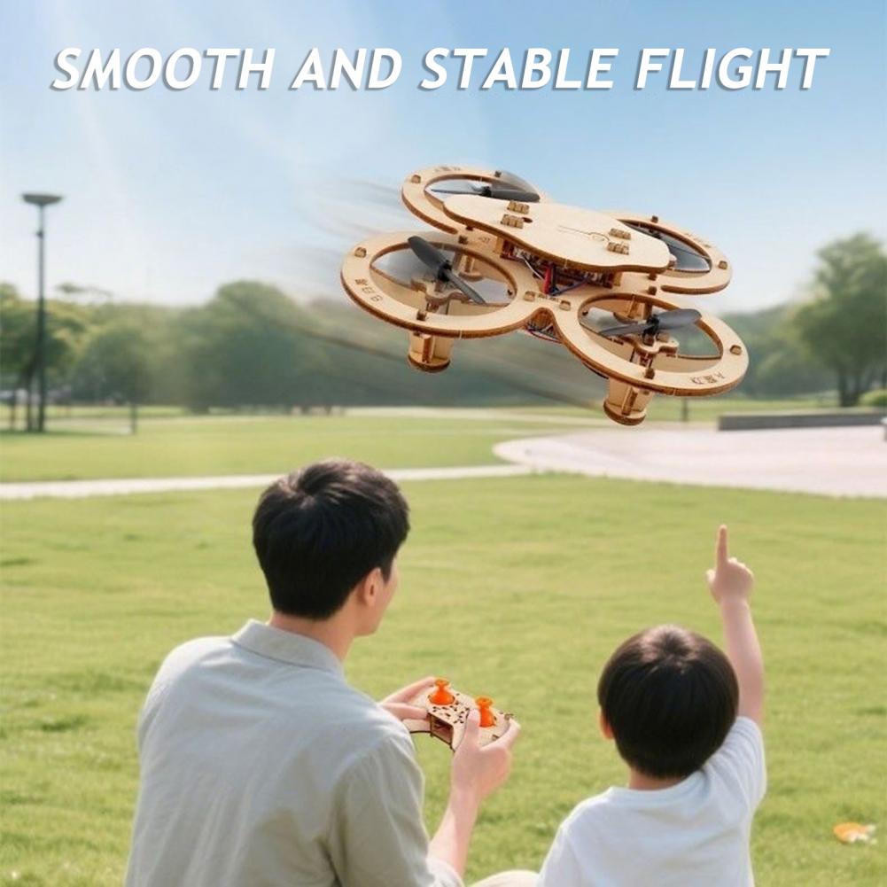 Rc Drone Toy Wooden Drone Puzz - Rc Helicopter Mini บทวิจารณ์และราคา