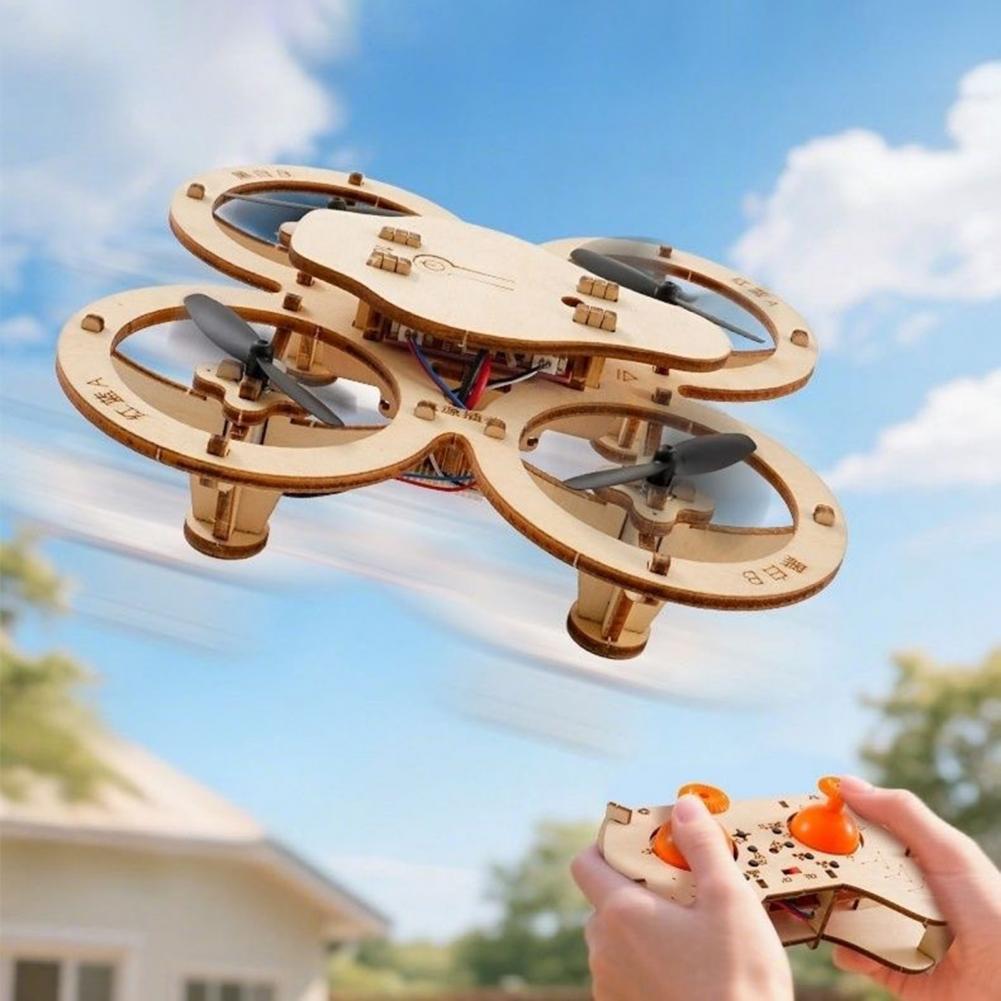 Rc Drone Toy Wooden Drone Puzz - Rc Helicopter Mini บทวิจารณ์และราคา