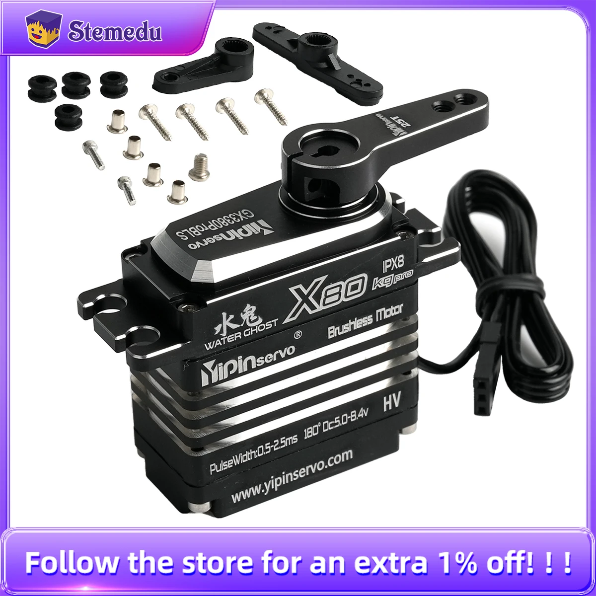 80KG Digital Servo Motor All M - Rc Helicopter Servo บทวิจารณ์และราคา
