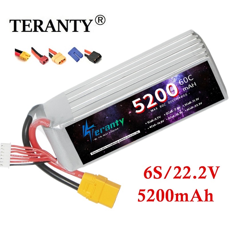 TERANTY 6S 5200mAh Lipo Batter - Rc Helicopter Gyro บทวิจารณ์และราคา