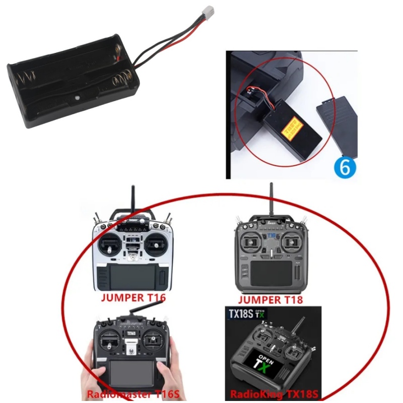 RadioMaster TX16S 2S 18650 Bat - Rc Helicopter Case บทวิจารณ์และราคา