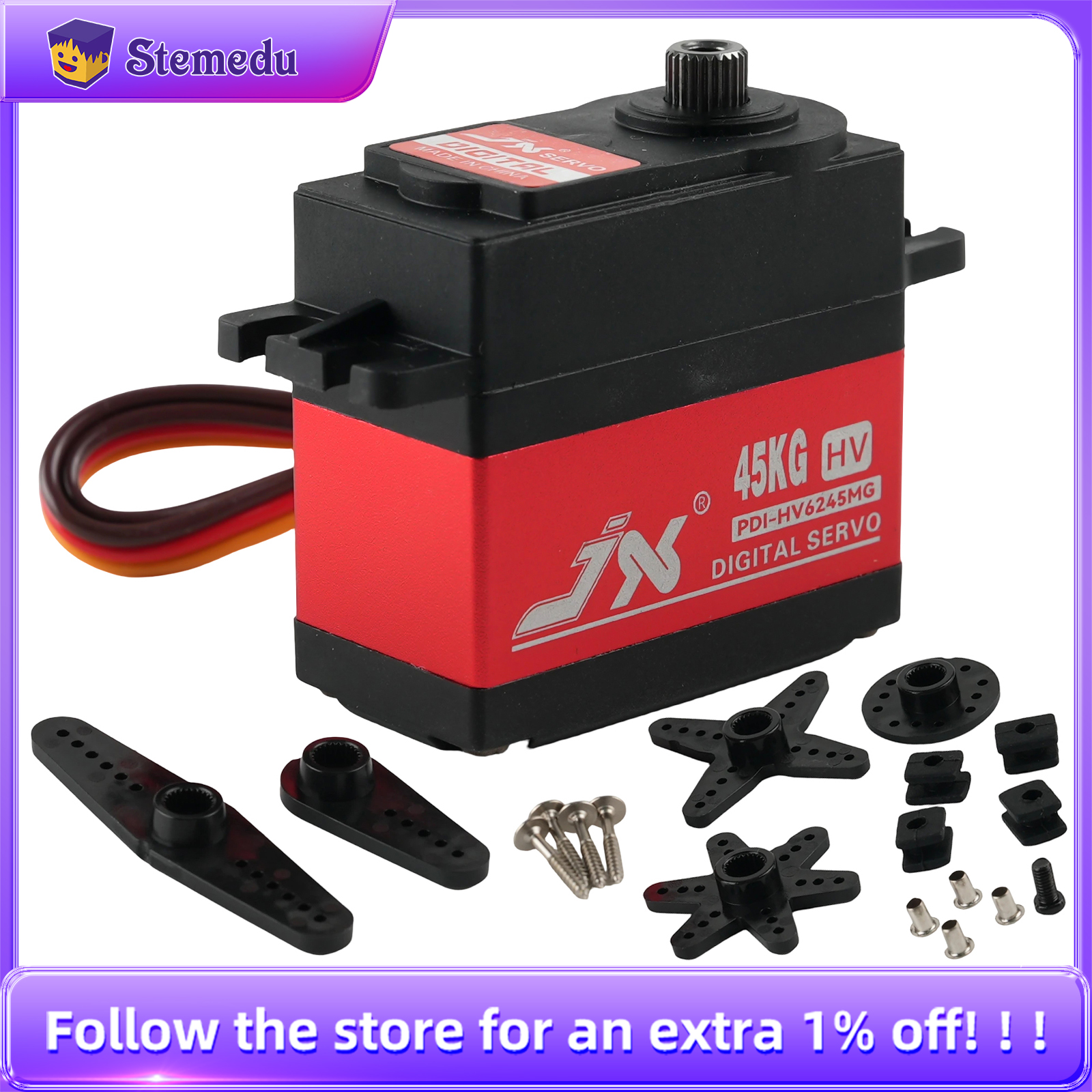 JX Servo PDI-HV6245MG 45KG HV  - Rc Helicopter Parts บทวิจารณ์และราคา