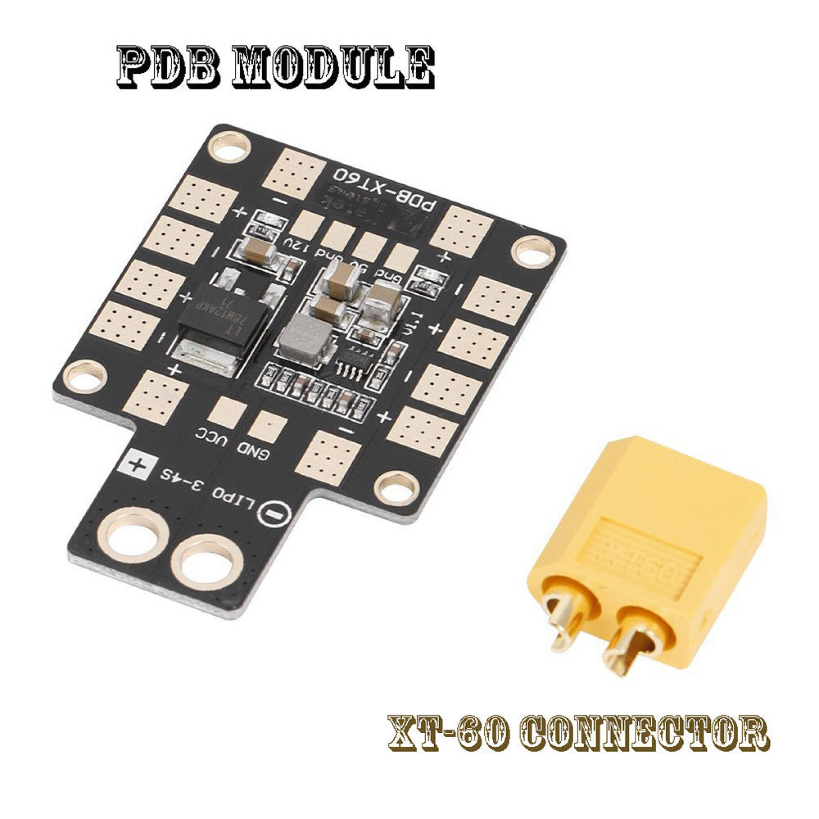 PDB XT60 with Dual BEC 5V&12V  - Rc Helicopter Parts บทวิจารณ์และราคา