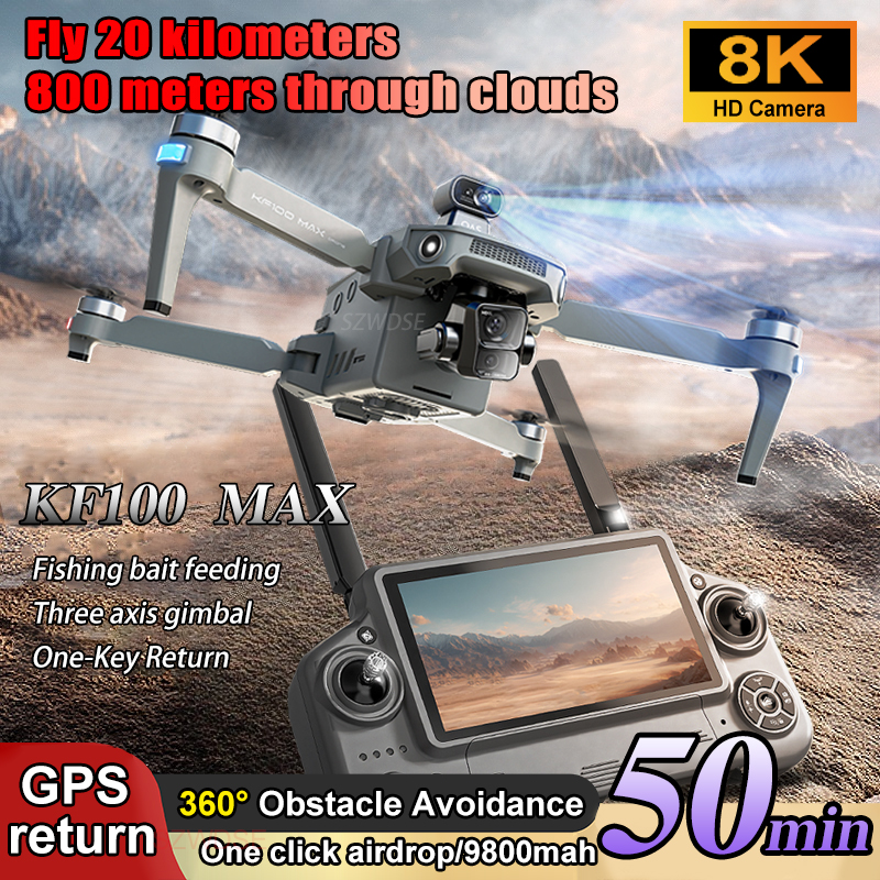 SJRC KF100 MAX 8K UHD Photo HD - Rc Helicopter Case บทวิจารณ์และราคา