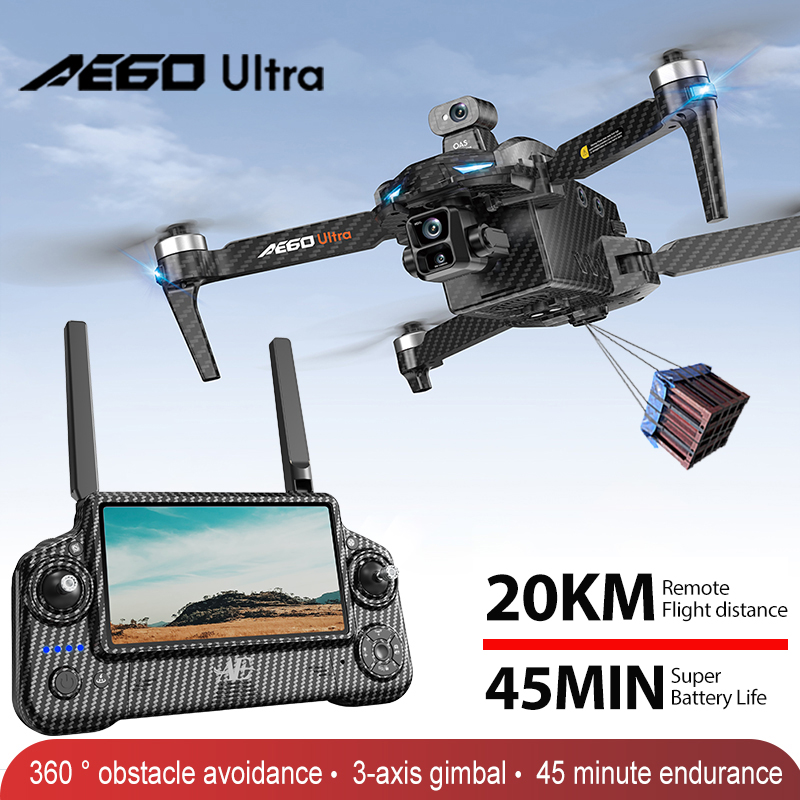 AE60 GPS Drone Professional 8K - Rc Helicopter Electric บทวิจารณ์และราคา