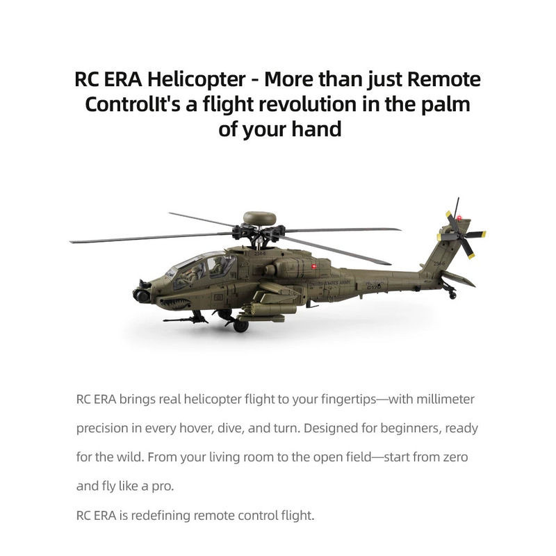 Rc Era C170 Ah 64d Apache Rc H - Rc Helicopter Single Rotor บทวิจารณ์และราคา