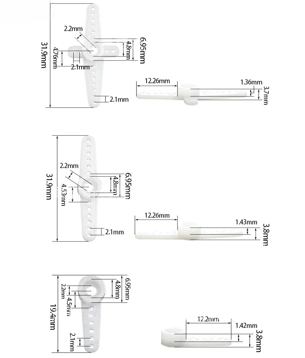 4PCS 9g SG92R Micro Servo Plas - Rc Helicopter Servo บทวิจารณ์และราคา