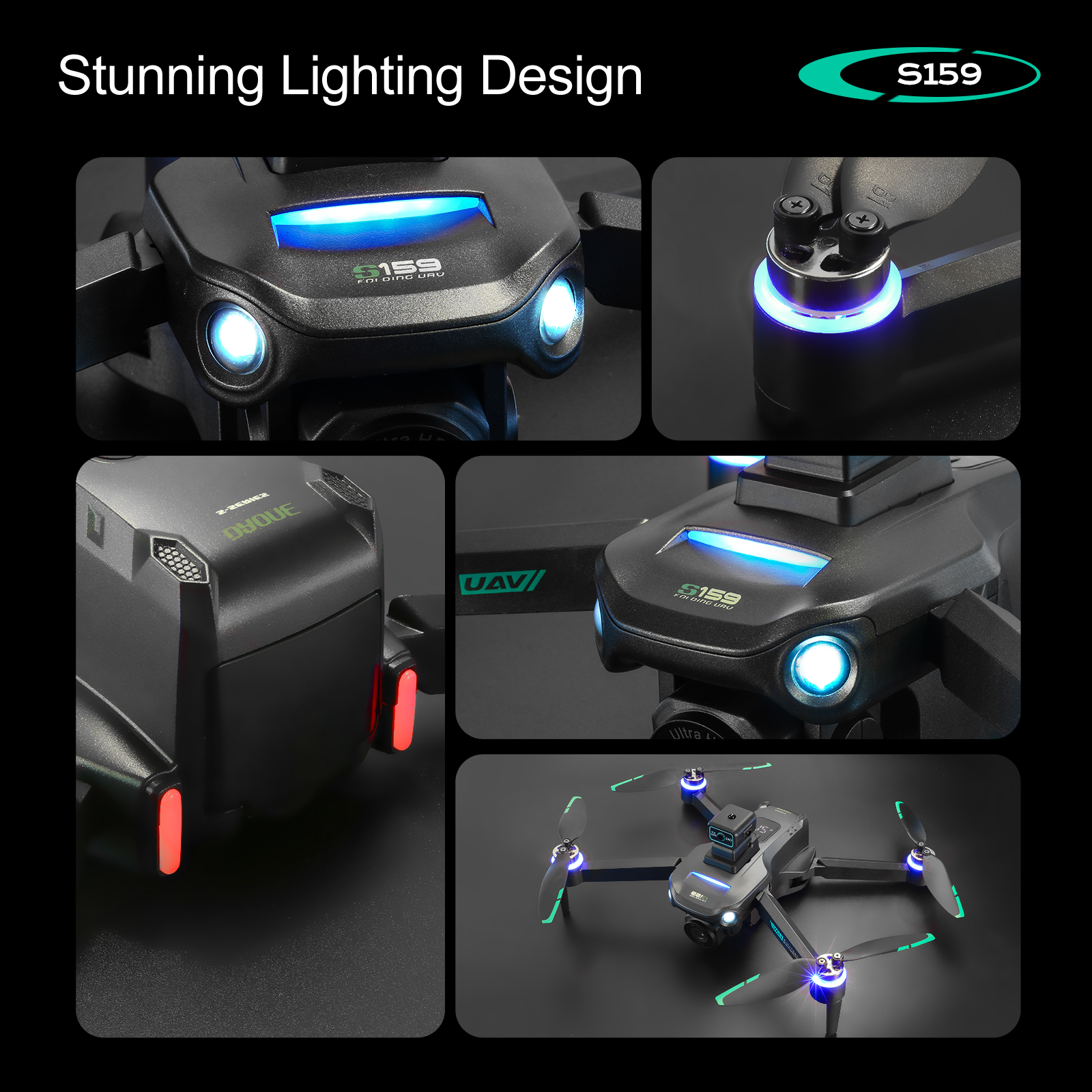 S159 GPS Drone 4K Profesional  - Rc Helicopter Charger บทวิจารณ์และราคา