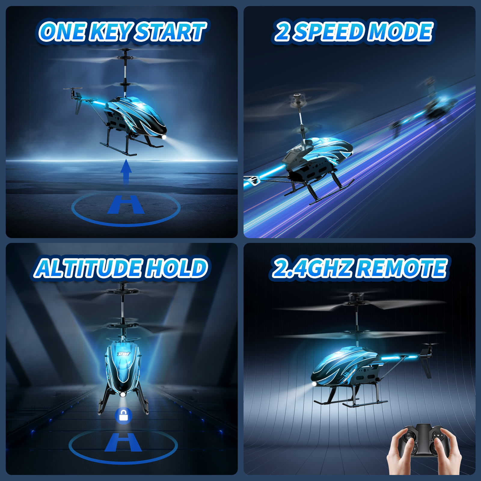 DWI  H10 Fixed Height 3.5 Chan - Rc Helicopter Large บทวิจารณ์และราคา